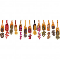 Välitilatarra Dimex Herbal Scoops, 180-350x60cm