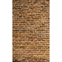 Kuvatapetti Dimex Old Brick, 150x250cm, ruskea, tiilikuosi