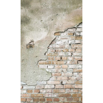 Kuvatapetti Dimex Grunge Wall, 150x250cm, harmaa, tiilikuosi