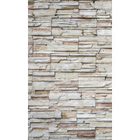 Kuvatapetti Dimex Travertine, 150x250cm, harmaa, kivikuosi