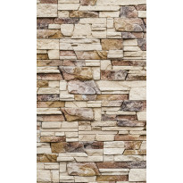 Kuvatapetti Dimex Stone Wall, 150x250cm, beige, kivikuosi