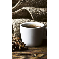Kuvatapetti Dimex Cup Of Coffee, 150x250cm, ruskea