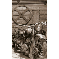 Kuvatapetti Dimex Vintage Garage, 150x250cm, ruskea