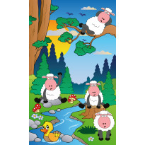 Kuvatapetti Dimex Sheep, 150x250cm, monivärinen, eläinkuosi
