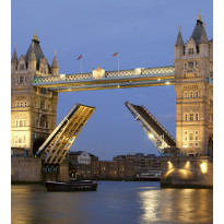 Maisematapetti Dimex Tower Bridge At Night, 225x250cm