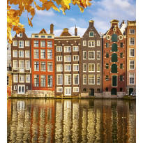Maisematapetti Dimex Houses In Amsterdam, 225x250cm