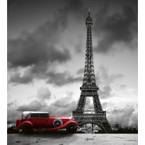 Maisematapetti Dimex Retro Car In Paris, 225x250cm