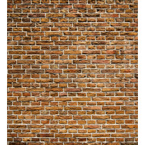 Kuvatapetti Dimex Old Brick, 225x250cm, ruskea, tiilikuosi