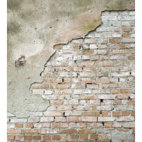 Kuvatapetti Dimex Grunge Wall, 225x250cm, harmaa, tiilikuosi