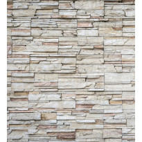Kuvatapetti Dimex Travertine, 225x250cm, harmaa, kivikuosi