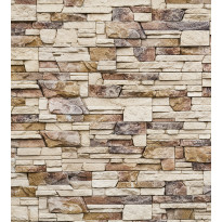 Kuvatapetti Dimex Stone Wall, 225x250cm, beige, kivikuosi