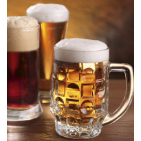 Kuvatapetti Dimex Beer Mugs, 225x250cm, ruskea, sileäpintainen
