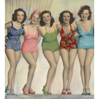 Kuvatapetti Dimex Charming Ladies, 225x250cm, monivärinen