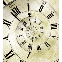 Kuvatapetti Dimex Spiral Clock, 225x250cm, beige, sileäpintainen