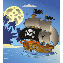 Kuvatapetti Dimex Pirate Ship, merirosvolaiva, 225x250cm, sininen