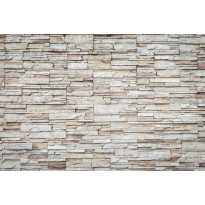 Kuvatapetti Dimex Travertine, 375x250cm, harmaa, kivikuosi