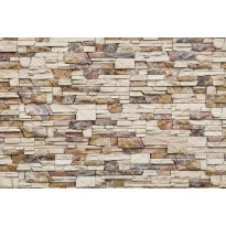 Kuvatapetti Dimex Stone Wall, 375x250cm, beige, kivikuosi