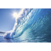 Kuvatapetti Dimex Wave, 375x250cm, sininen, sileäpintainen