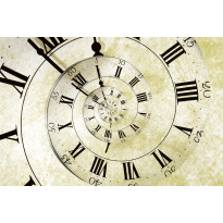 Kuvatapetti Dimex Spiral Clock, 375x250cm, beige, sileäpintainen