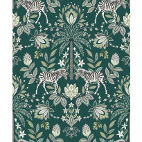 Tapetti Utopia Etosha Teal 91093, 0,53x10,05m