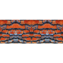Valokuvatapetti Quattro Red metal 8-osainen 372x280cm