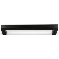 Lankavedin Savo Square Alu, 138mm, harjattu musta