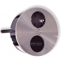 Pistorasiayksikkö Bachmann Twist, 2 x USB-latauspistoke rst