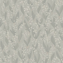 Tapetti Sandberg Liljekonvalj vaaleanvihreä 0,53x10,05m non-woven