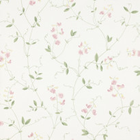 Tapetti Sandberg Sanna valkoinen/vaaleanpunainen 490-24, 0.53x10.05m, non-woven
