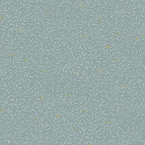 Paneelitapetti Sandberg Sofia Wood, non-woven, mittatilaus, turkoosi