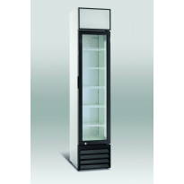 Jääkaappi lasiovella Scandomestic SD 217 E, 39cm, musta