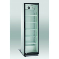 Jääkaappi lasiovella Scandomestic SD 430 E, 57.8cm, musta