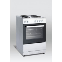 Lattialiesi Scandomestic SK403, valurautalevyillä, 60cm, valkoinen