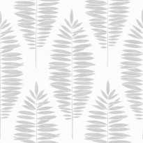 Tapetti Sandudd Vermeil 104142, 0,52x10,05m, valkoinen/hopea, non-woven