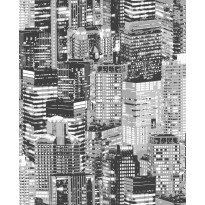 Tapetti Sandudd Luminocity Mono Glow In The Dark 108015, 0.53x10.5m