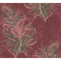Tapetti Sandudd Mata Hari 38009-3, vinyylipinta, punainen