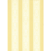 Tapetti Sandudd Isoäidin aikaan 4831-4, 0,53x10,05m, keltainen/valkoinen, non-woven