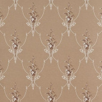 Tapetti Sandudd Isoäidin aikaan 4833-7, 0,53x10,05m, ruskea, non-woven