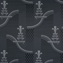 Tapetti Sandudd Arkiv 5131-2, 0,53x11,2m, musta, non-woven