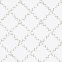 Tapetti Sandudd Metsäpolku 5256-4, 0,53x11,2m, valkoinen/vihreä, non-woven