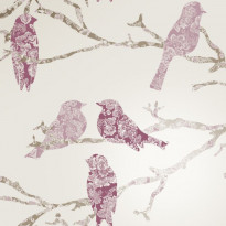 Tapetti Decor Maison Belle 5336-2, 0,53x10,05 m, vaalea/punainen, non-woven