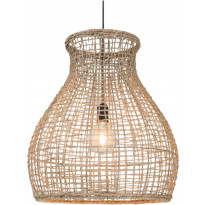 Riippuvalaisin By Rydéns Seagrass 42000010-5507, 55x48cm, metalli, beige/luonnonvalkoinen