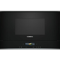 Mikroaaltouuni Siemens iQ700 BF722L1B1 60cm musta integroitava