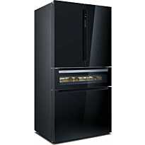 Jääkaappipakastin Siemens iQ700 French Door KF96RSBEA, 90.5cm, musta