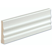 Peitelista/jalkalista Siparila Kinos 15x70x3600mm, puhtaanvalkoinen