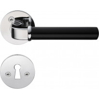 Väliovenpainike Beslagsboden Design B878BKN, kromi/musta