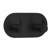 Kaksoiskoukku Beslagsboden Design BB1102, mattamusta rst