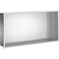 Upotettava hylly Smedbo Sideline DS5023, 30x60cm, harjattu alumiini, Verkkokaupan poistotuote