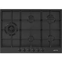 Kaasuliesitaso Smeg PX375LMB 70cm musta