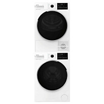 Pesukone ja kuivausrumpu SMEG WNP96SLAAIN DNP82SEIN, 9/8kg, valkoinen
